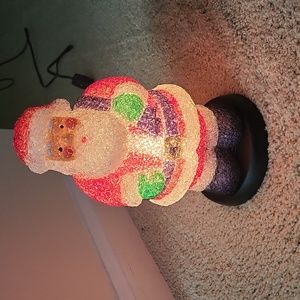 Vintage Light up Santa In Original Packaging